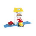 1824 FISHER PRICE ROADWAY SET with HOUSE - G