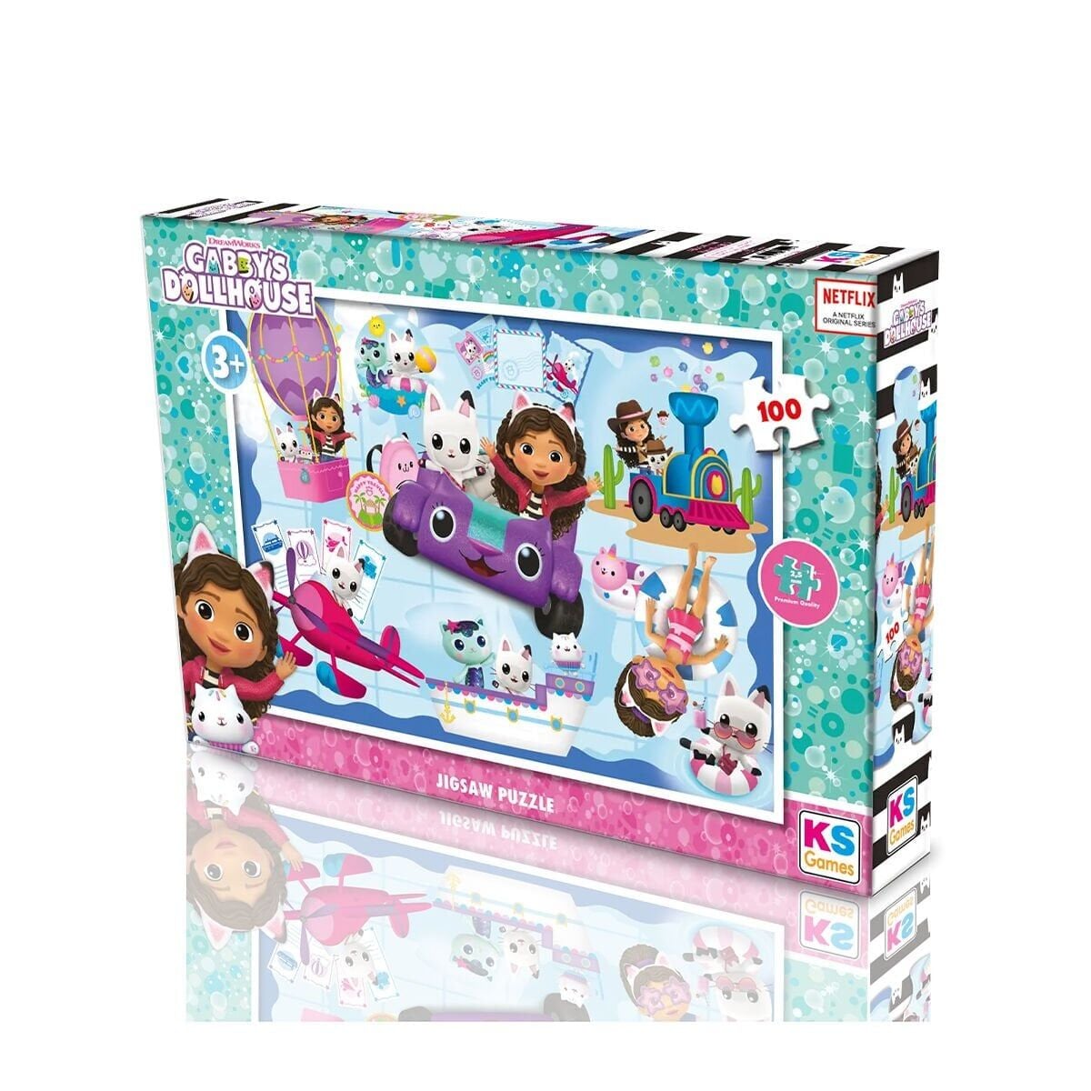 GB 714 GABBYS DOLLHOUSE PUZZLE 100 PRÇ