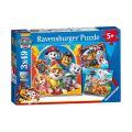 50482 Paw Patrol 3x49 parça Ravensburger Puzzle