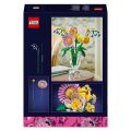 10347 Lego iconic Botanicals Pembe Çiçek Buketi 373 parça +9 yaş