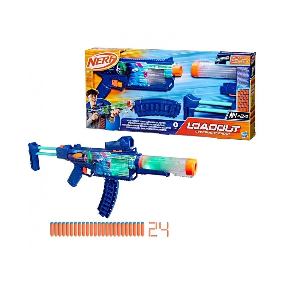 G1824  Nerf Loadout Cyberlight Ghost