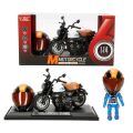 5835 SUN-MYG-MOTOSİKLET 1 14 HONDA MONKEY KASKLI FİGÜR PB 3R SES IŞIK