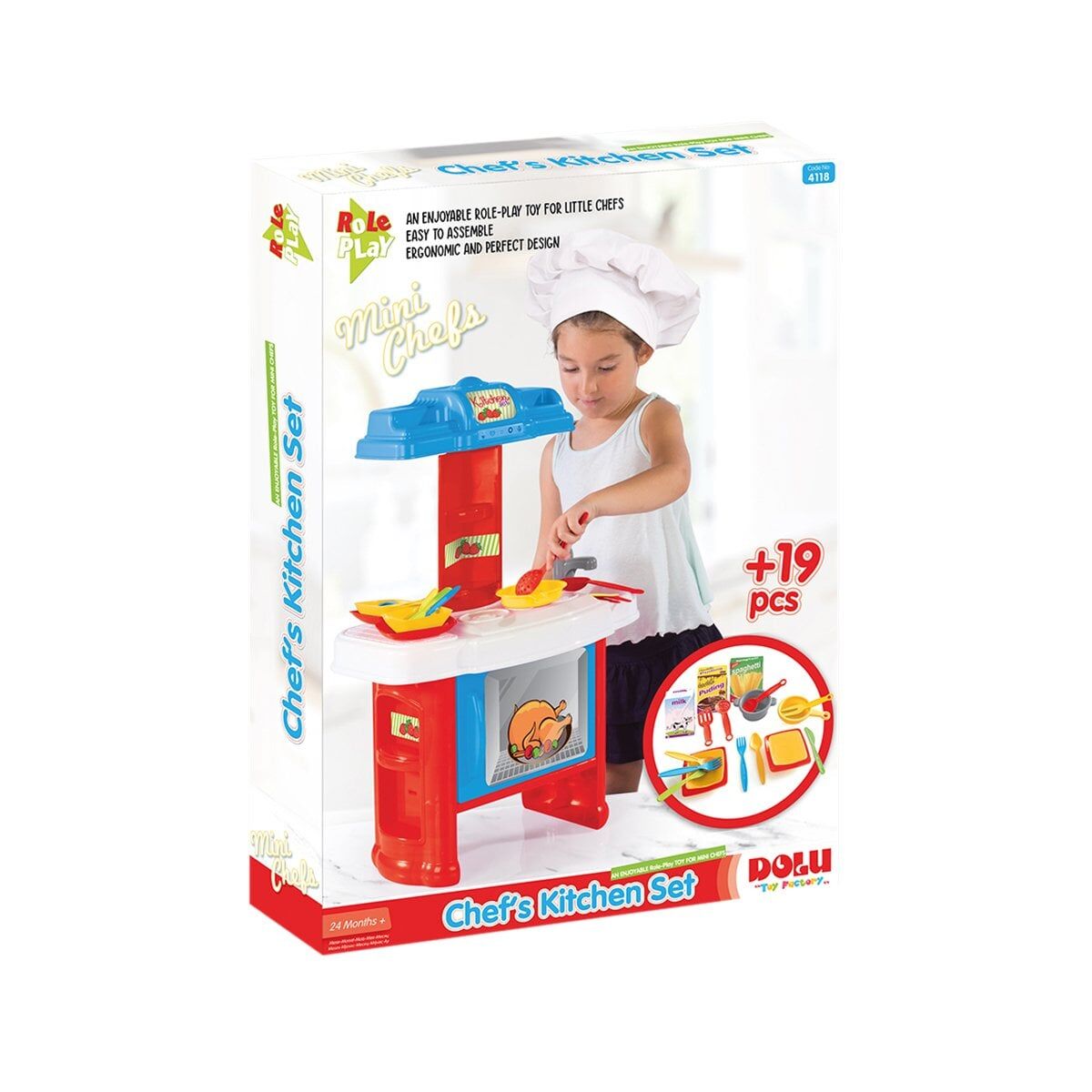 4118 Şefin Mutfak Seti -Dolu