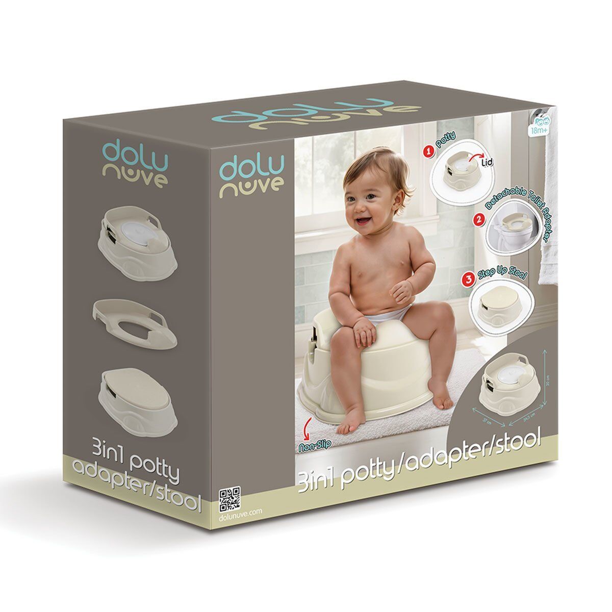 7182 Lazımlık Adaptör Basamak Relax Bej -Dolu Oyuncak