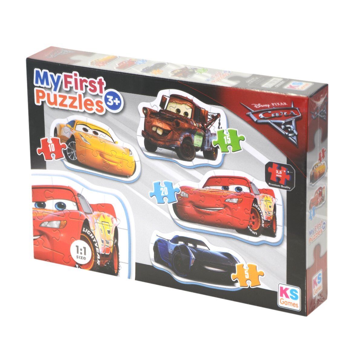 CR10304 Cars İlk Puzzlem 4ü1 arada