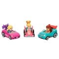 JDG45 Hot Wheels Racerverse Barbie 3 lü Araba Seti