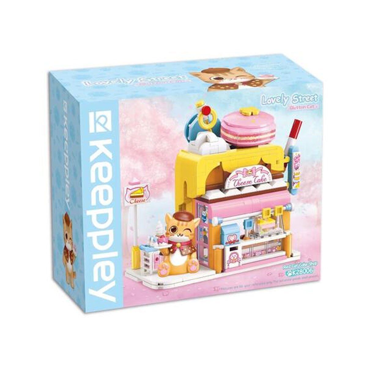 KP28006 Keeppley Lovely Street - Red Cat Cake Shop 364 Parça Yapım Seti