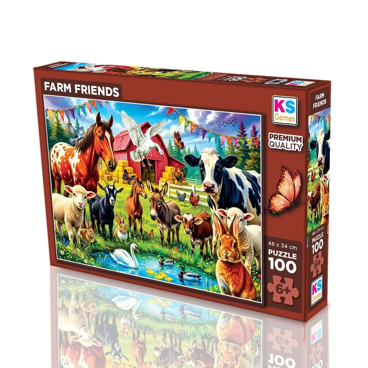 31507 Farm Friends 100 Parça Puzzle