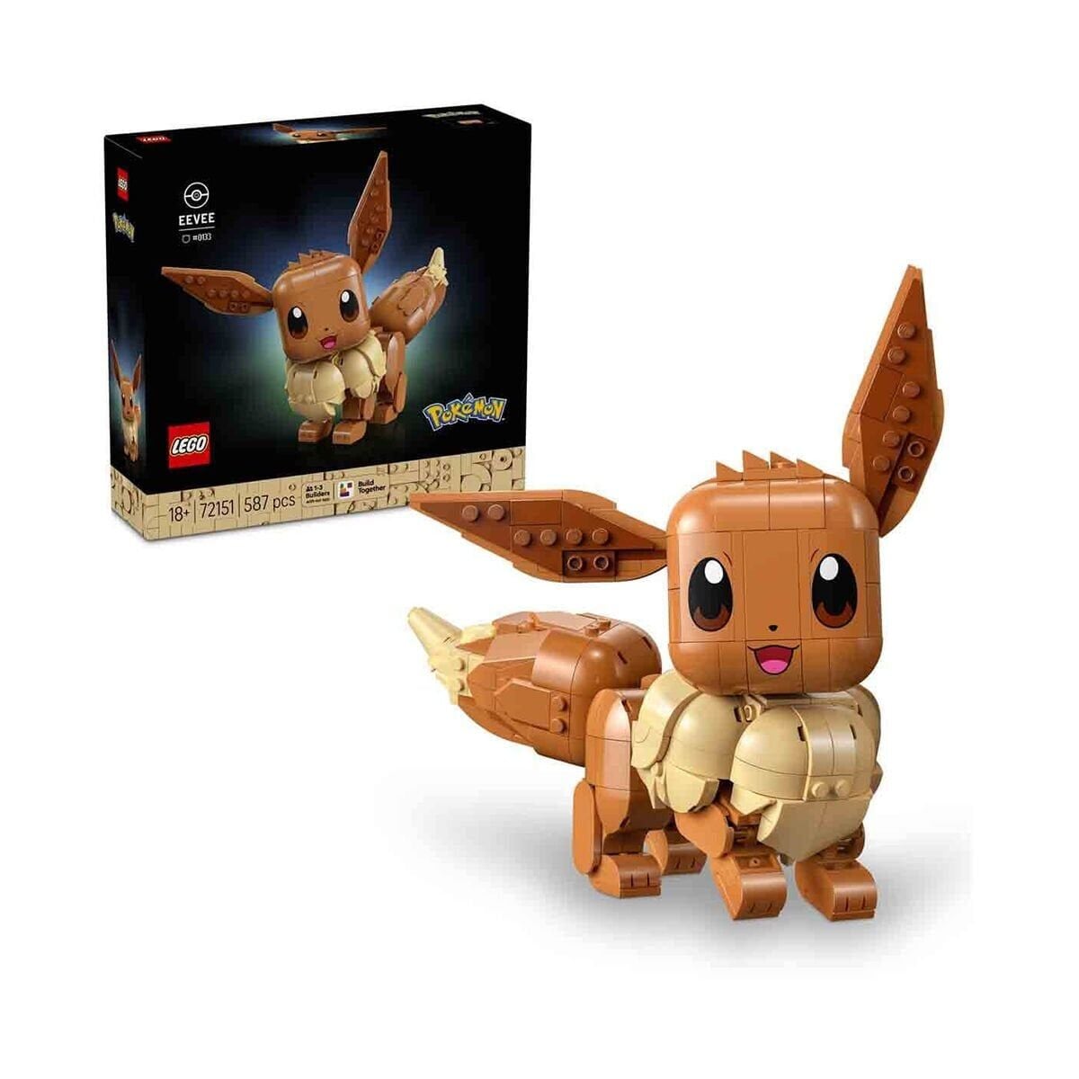 72151 Lego Pokémon Eevee 587 parça +18 yaş