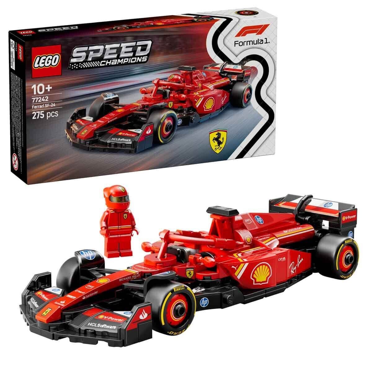 77242 Lego Speed Champ.Ferrari SF-24 F1 Yarış Arabası 275 parça +10 yaş