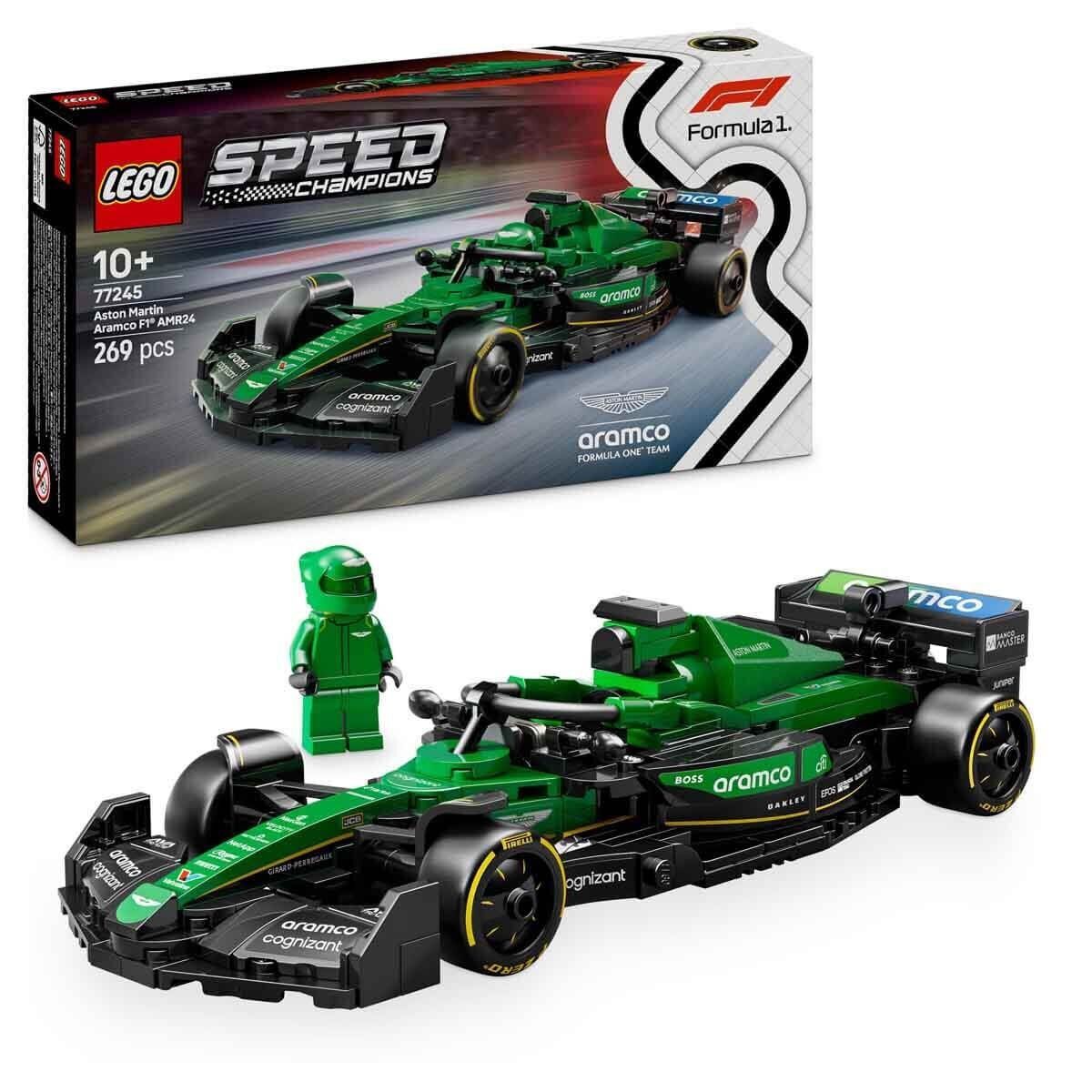 77245 Lego Speed Champ. Aston Martin Aramco F1 AMR24 Yarış Arabası 269prç +10yaş