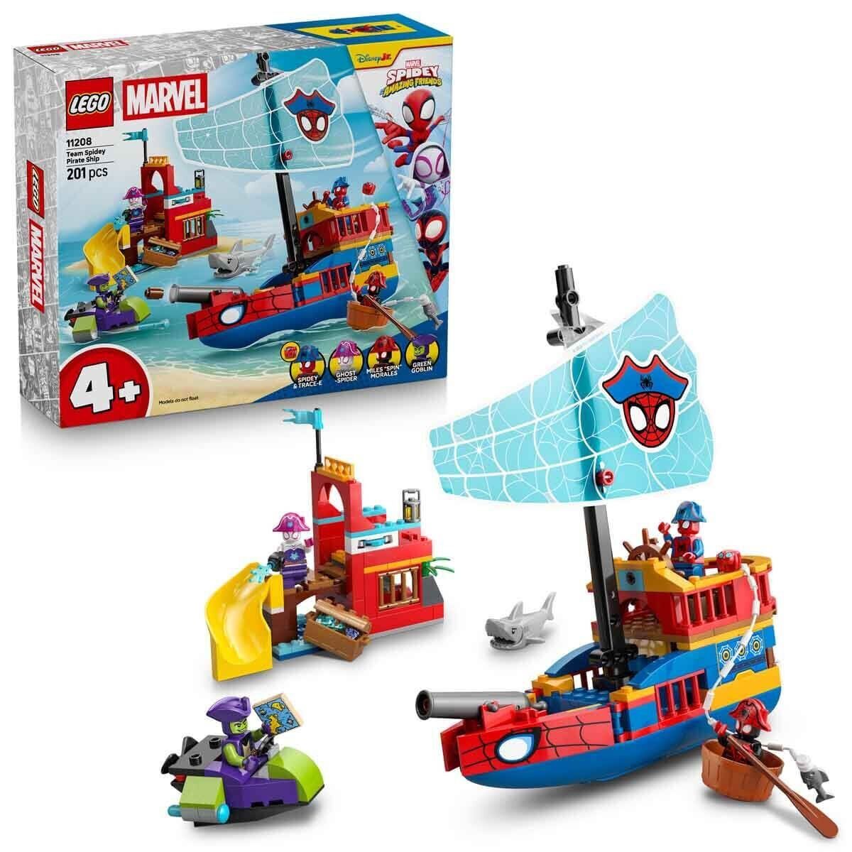 11208 Lego Spidey Spidey Takımı Korsan Gemisi 201 parça +4 yaş