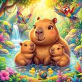 31758 KAPİBARA FAMİLY 50 PARÇA PUZZLE