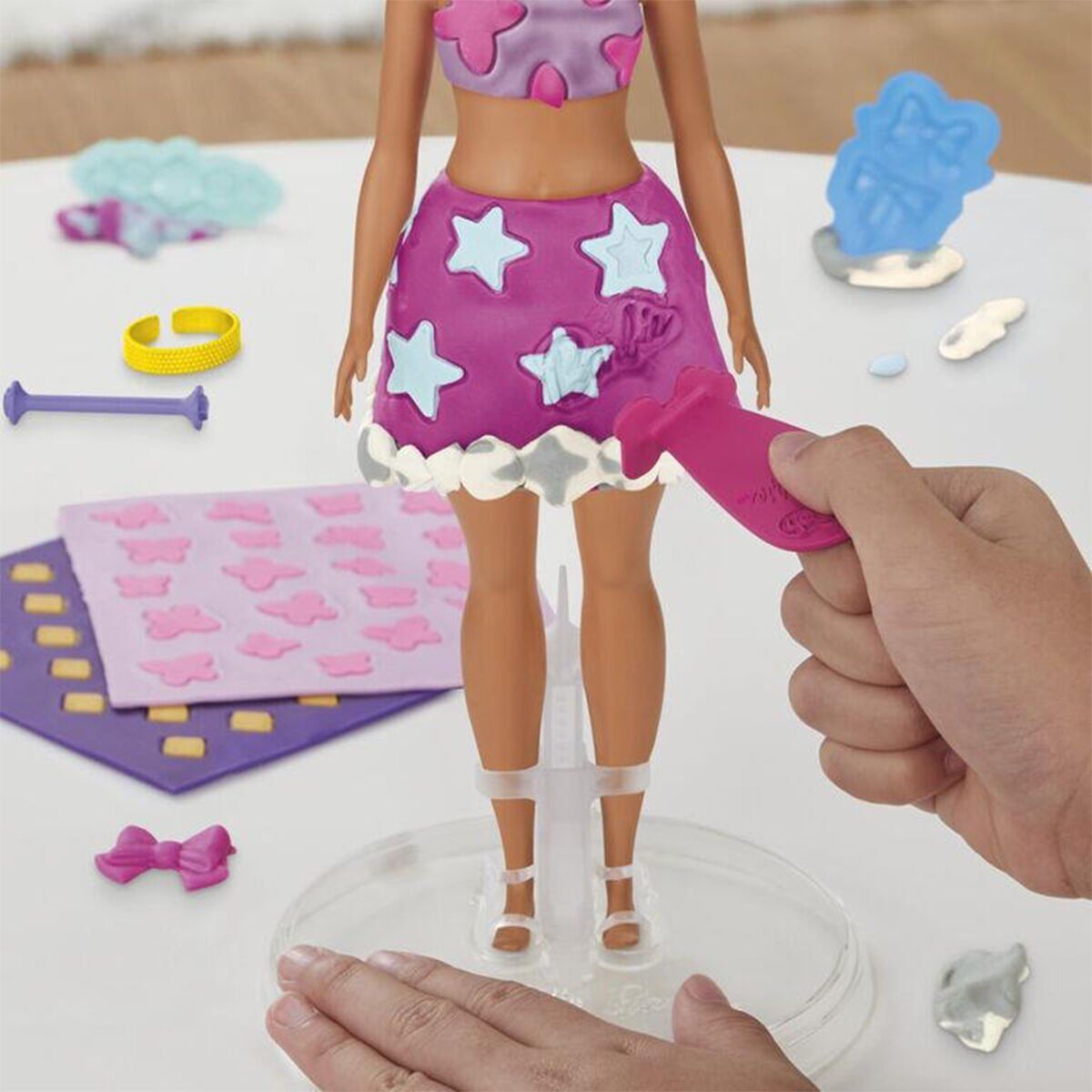 G1355 Play-Doh Barbie Designer Desen Paketi Hamur Oyun Seti +3 yaş