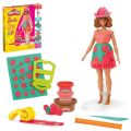 G1360 Play-Doh Barbie Çiçek Desenleri ve Püsküller Hamur Oyun Seti +3 yaş