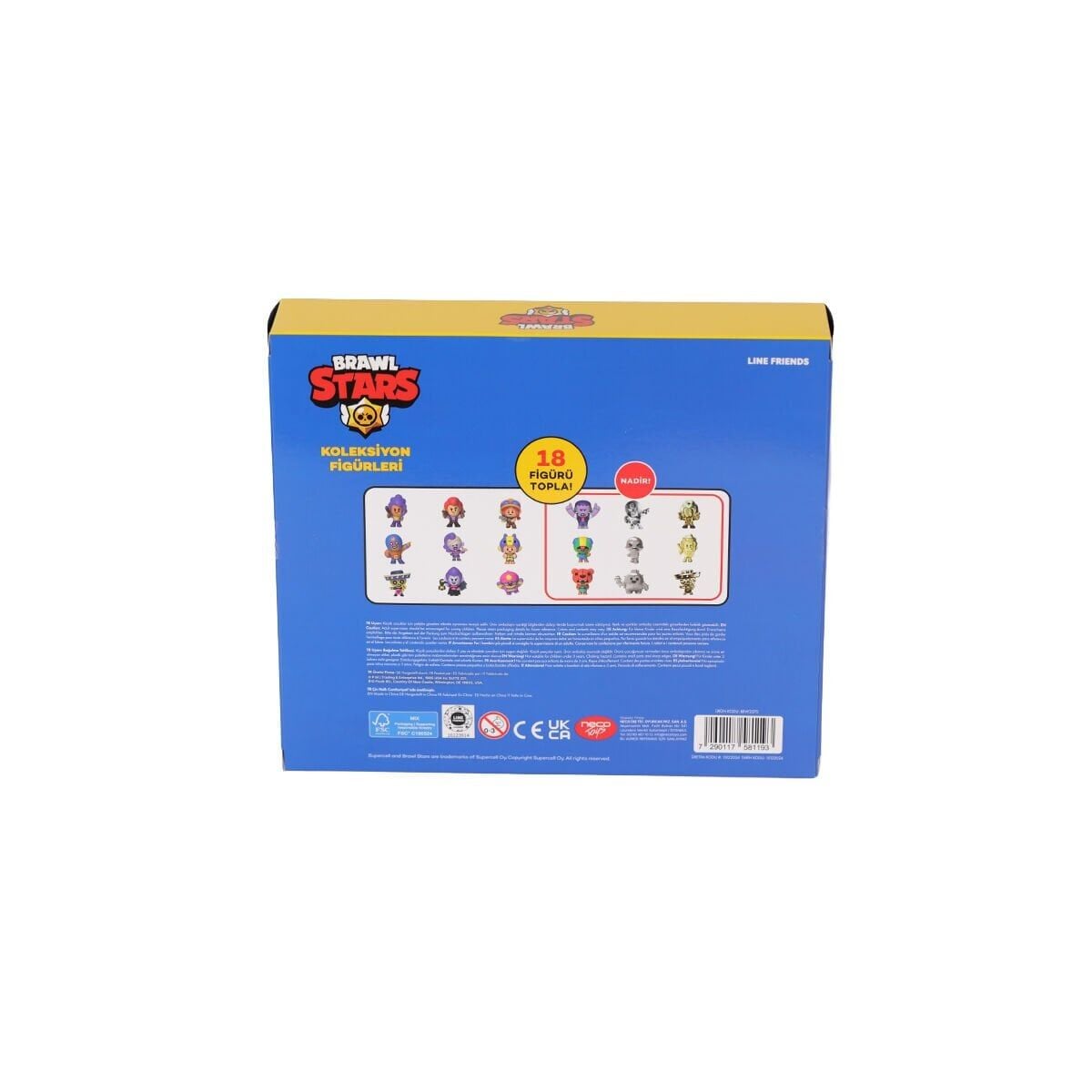 PMI BRW2070 Brawl Stars 8'li Delüks Figür Set Asorti