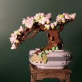 LZ1661 LOZ Eternal Flowers Serisi - Pembe Sakura Kiraz Ağacı 426 Parça Yapım Seti