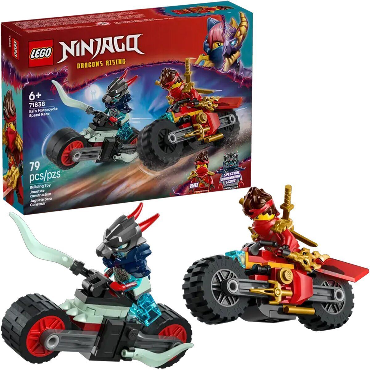 71838 Lego Ninjago Kai'nin Motosiklet Yarışı 79 parça +6 yaş