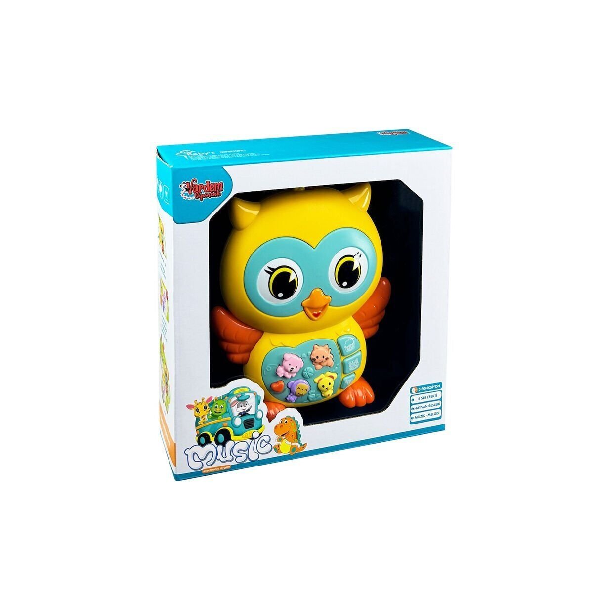 JLG-855-101A KUT IŞIKLI VE MÜZİKLİ BAYKUŞ BEBEK