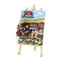 LZ-1296 LOZ TREN İSTASYONU AHŞAP BOYAMA 758 PARÇA BLOCK OYUNCAK