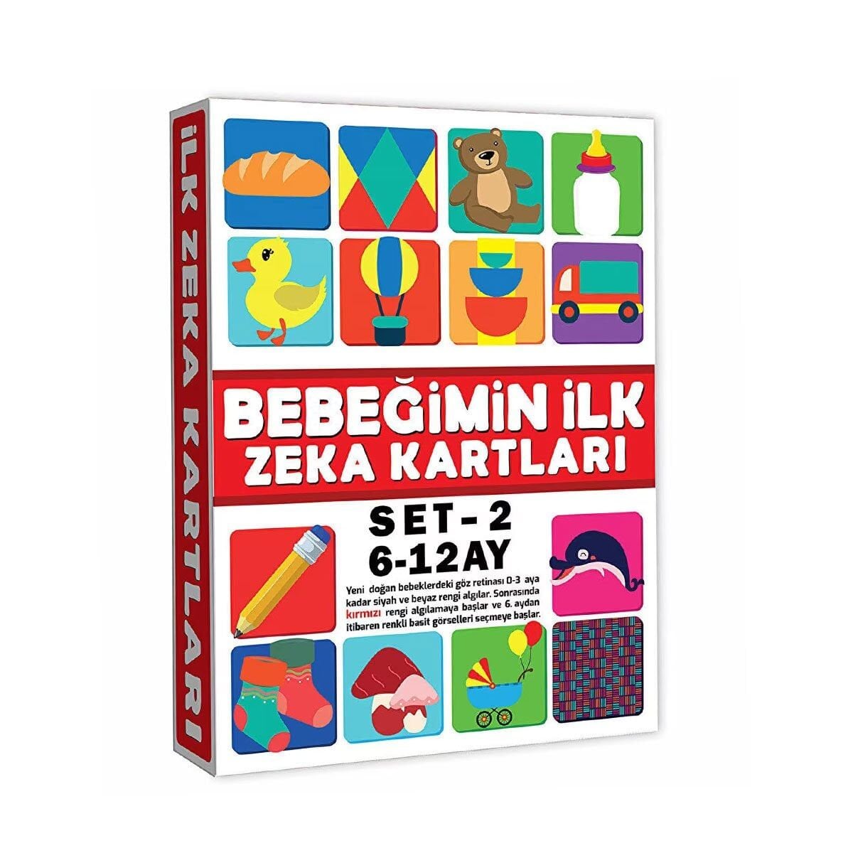 2205 Eğitici Kartlar 6-12 Ay Zeka Kartları
