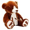 S00008355 SUN-JNH-PFF-SK PELUŞ AYI OTURAN HAPPY ATKILI 60 CM