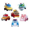 POLI ZR-914 Robocar Poli Gogo Rescue Deluxe 6 Lı Set -