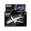 63772 Revell - Turkish Airlines Boeing 737-800 1:144 Maket Kiti