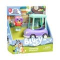 BLUEY 18924 Bluey Büyükannenin Arabası ve Janet Figürü