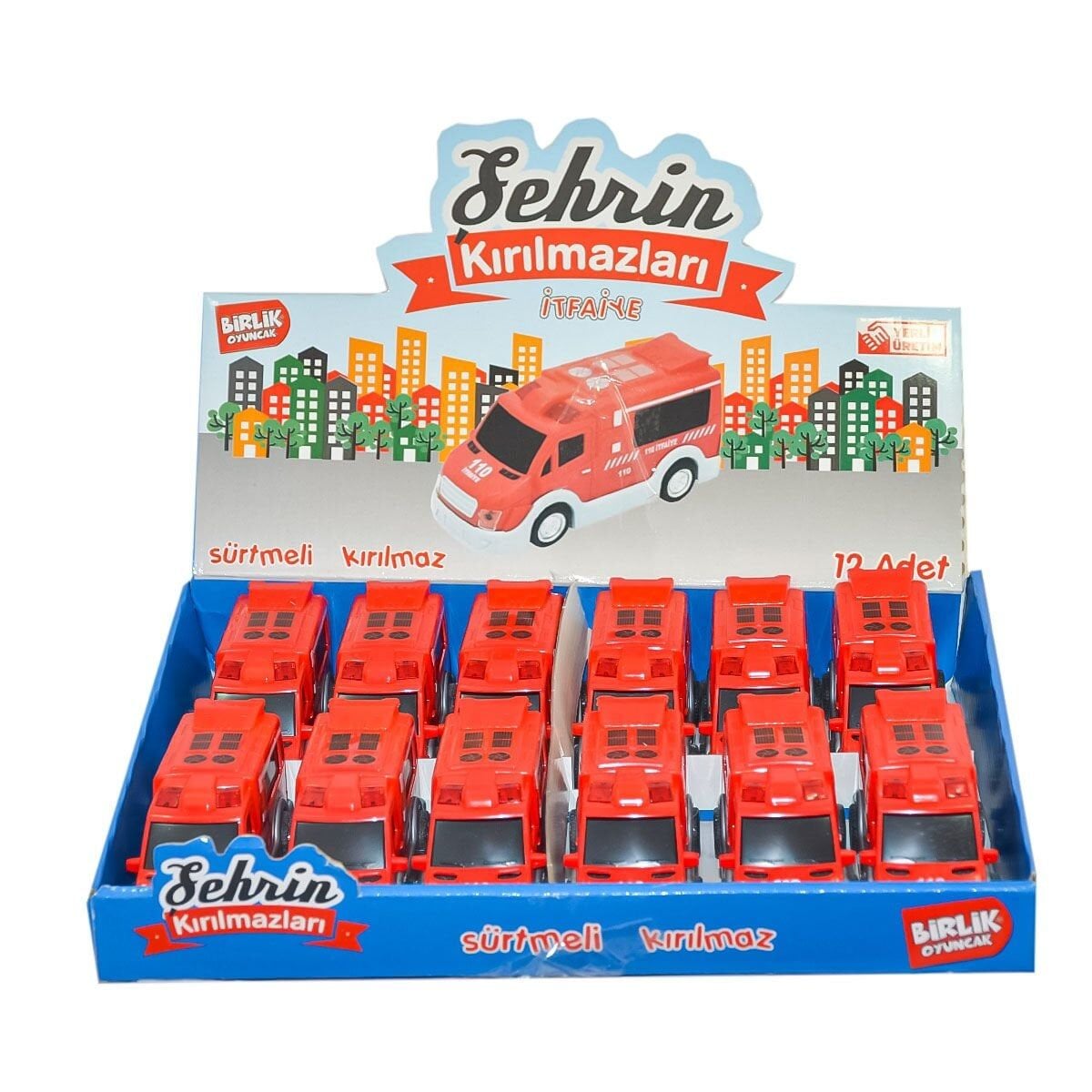 URT004-03 Şehrin Kırılmazları Sürtmeli İtfaiye - Birlik Toys