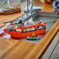 60504 Lego City Sahil Güvenlik Kurtarma Botu ve Helikopteri 742 parça +7 yaş