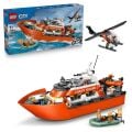 60504 Lego City Sahil Güvenlik Kurtarma Botu ve Helikopteri 742 parça +7 yaş