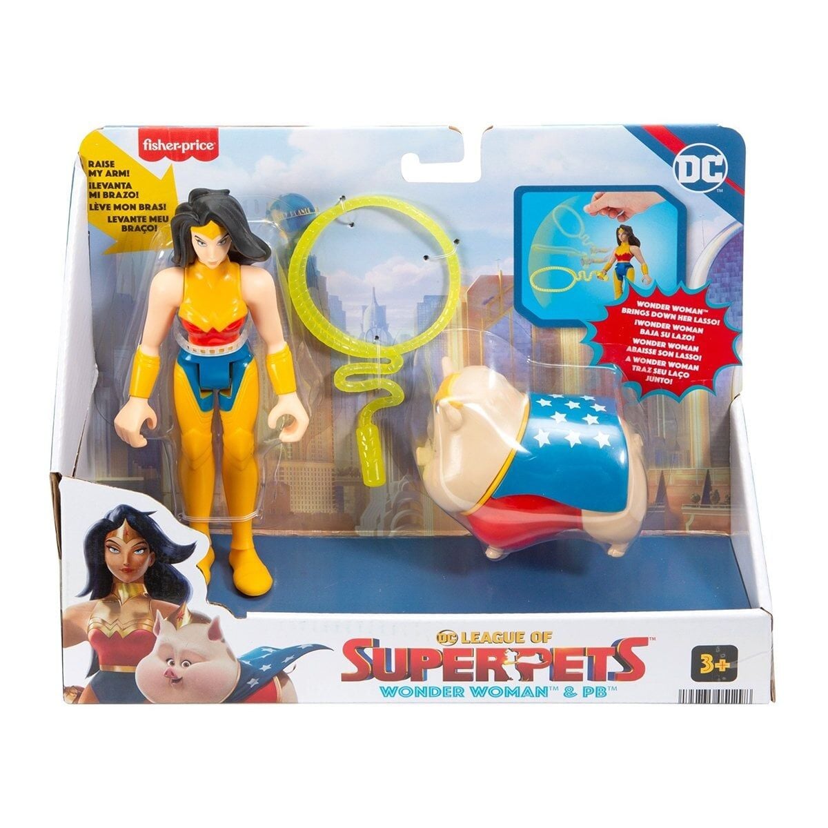 HGL01 Imaginext DC League of Super Pets - Kahramanlar ve Hayvanlar