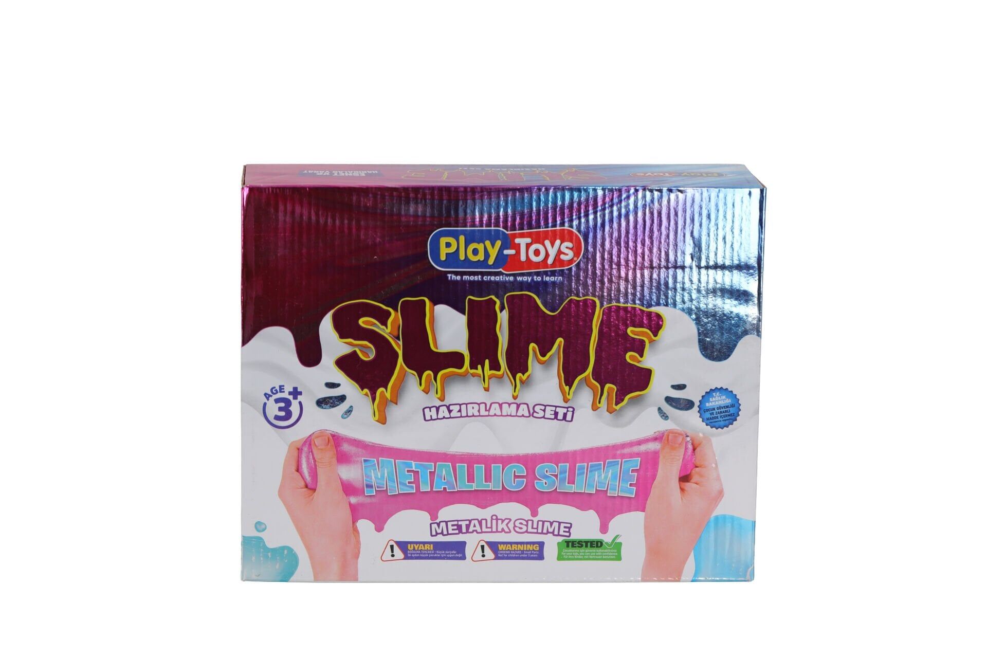 4263-METALİC Playtoys Dıy Slime Set Metalıc