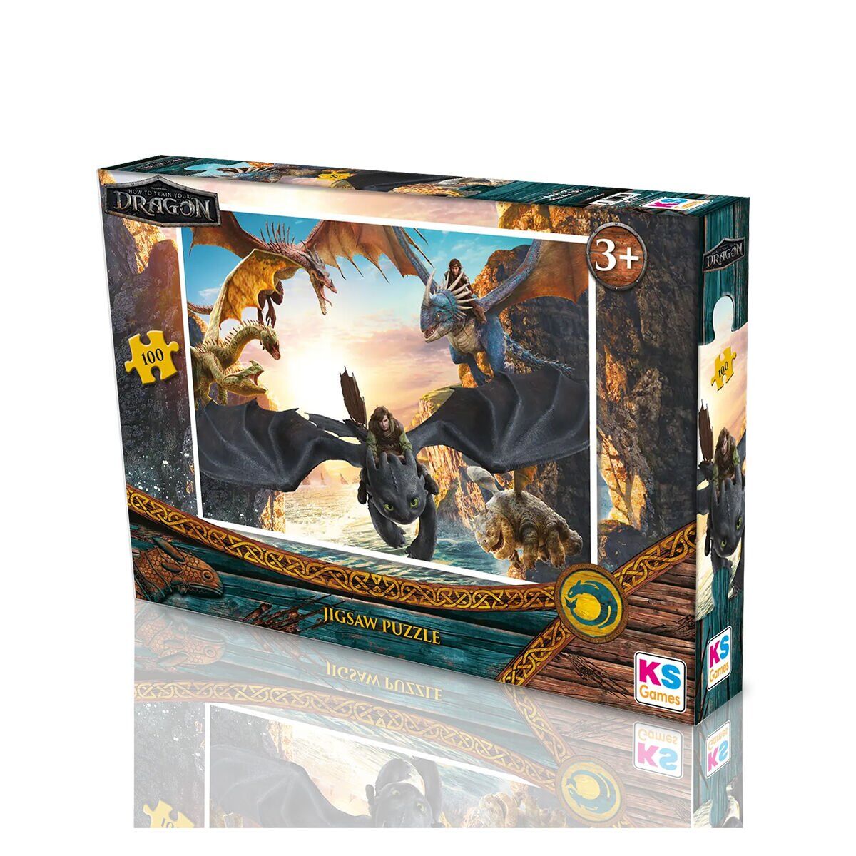 Hd 714 How To Traın Your Dragon Puzzle 100 Prç