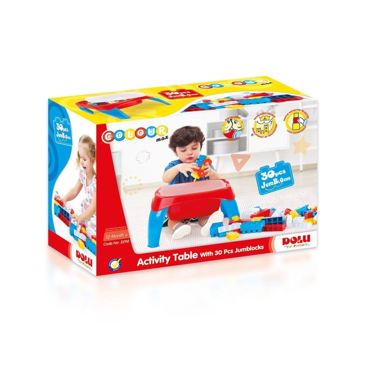 5298 Aktıvıte Oyun Masası 30PCS Mega Blok