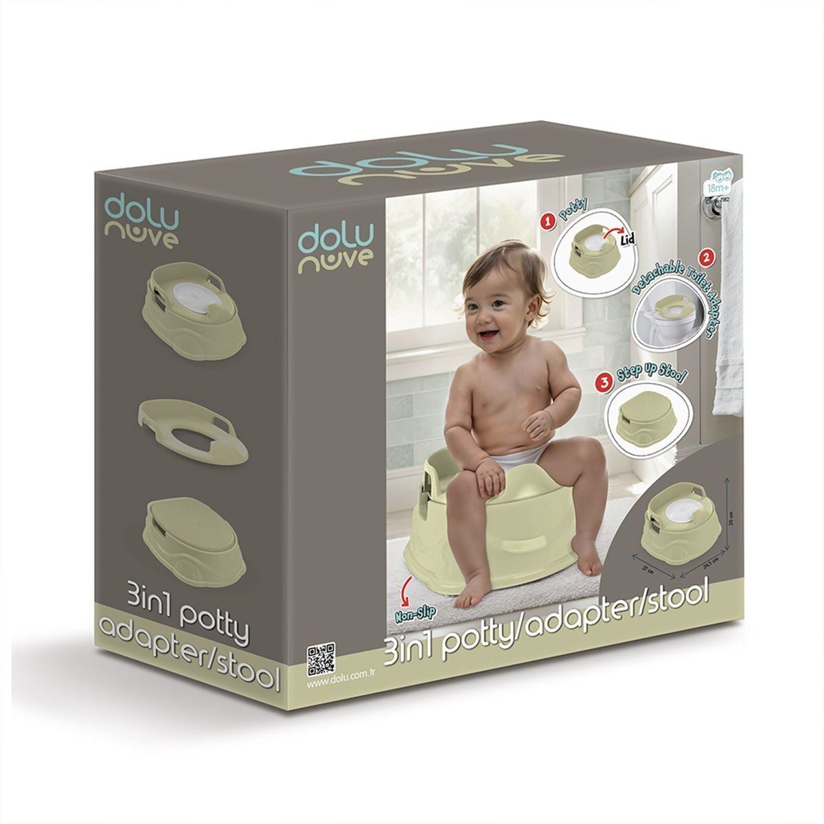 7183 Lazımlık Adaptör Basamak Eco Green -Dolu Oyuncak