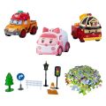 POLI ZR-913 Robocar Poli Gogo City Seri Ambar,Roy,Mark Oyun Seti