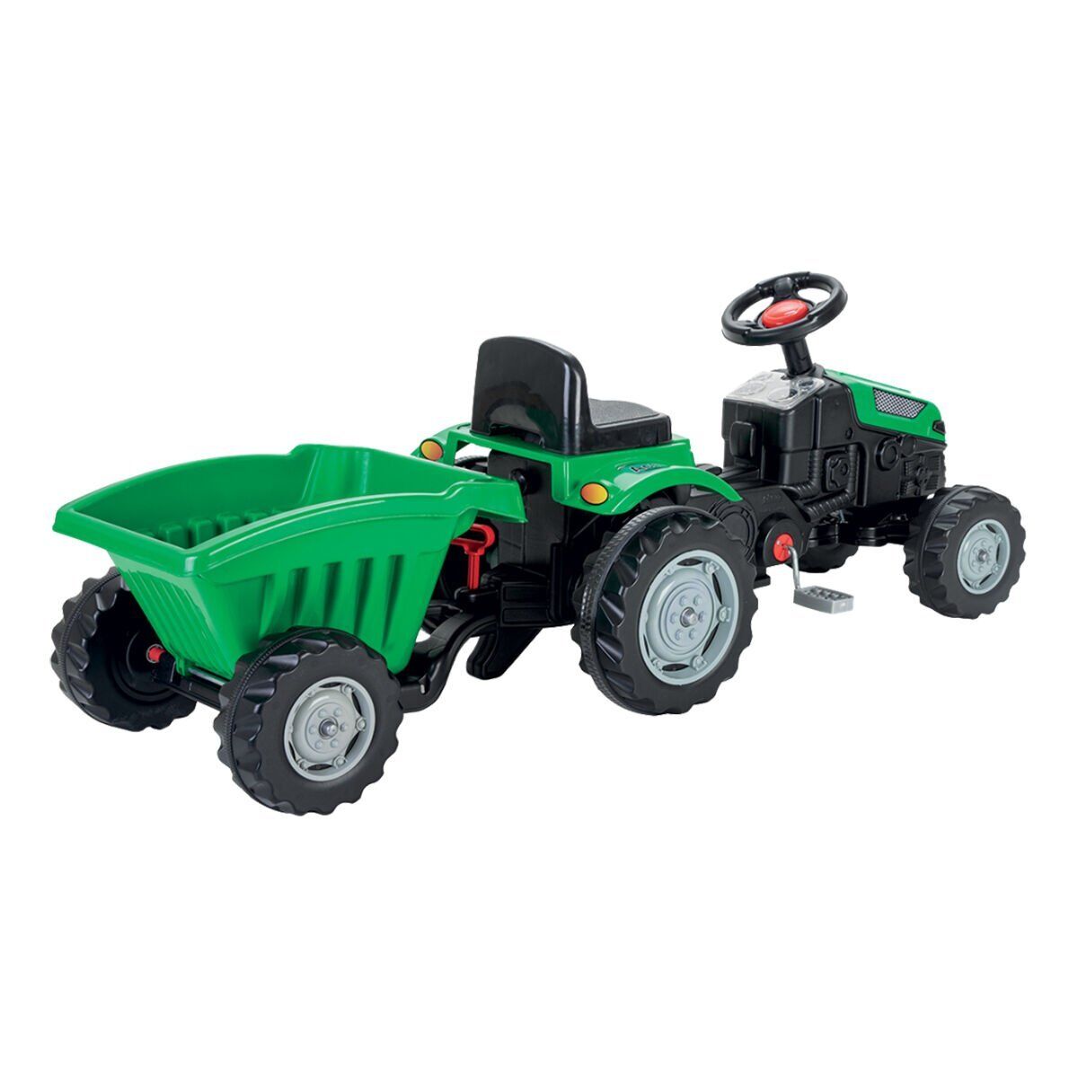 07 316 ACTIVE TRAKTÖR RÖMORKLU PEDALLI YEŞİL