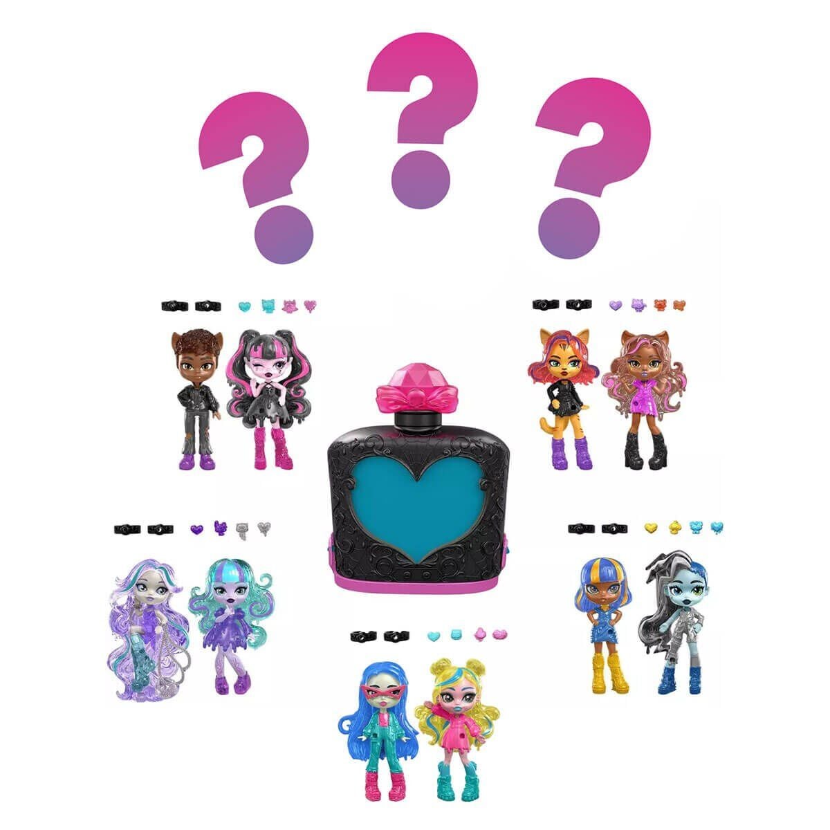 JCY18 Monster High Sürpriz İksiler - Havalı Arkadaşlar Serisi
