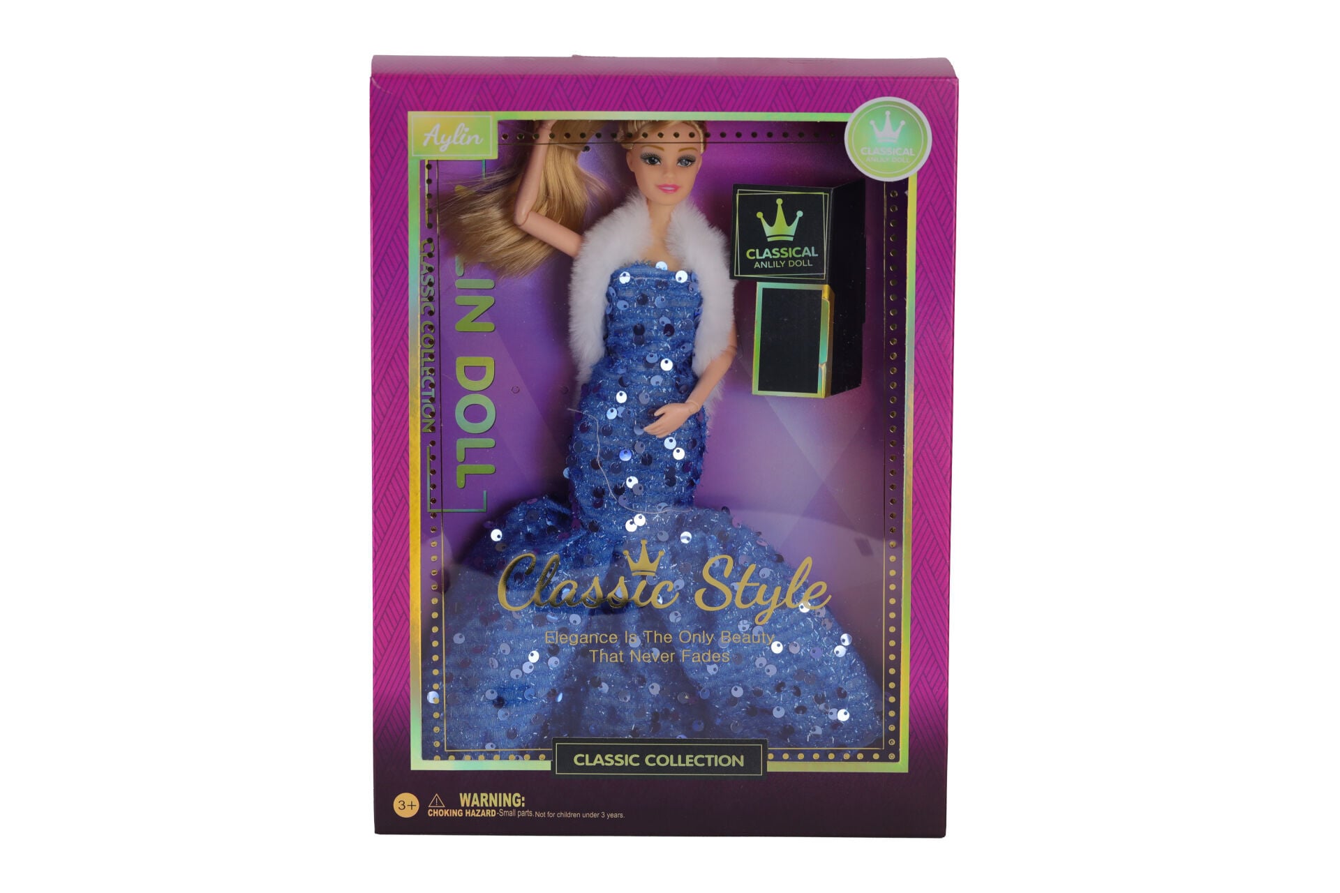 AGH 524 B AYLİN CLASSİC STYLE PULLU ŞALLI