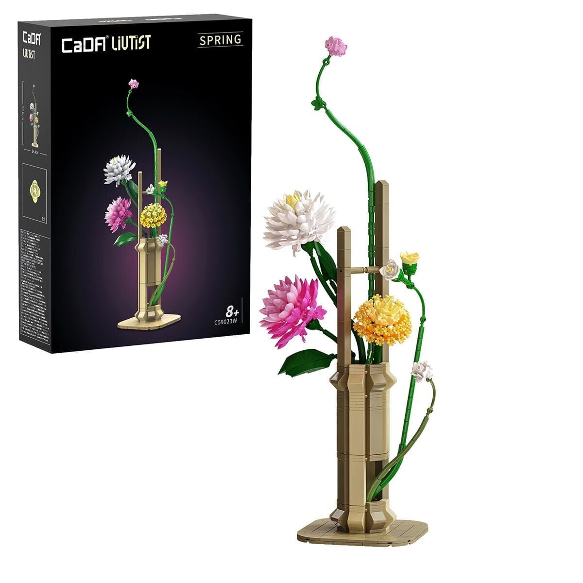 C59023W CADA ÇİÇEK SANATI BAHAR TEMALI 613 PARÇA BLOCK