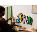 31216 Lego icons - Keith Haring – Dans Eden Figürler 1773 parça +18 yaş