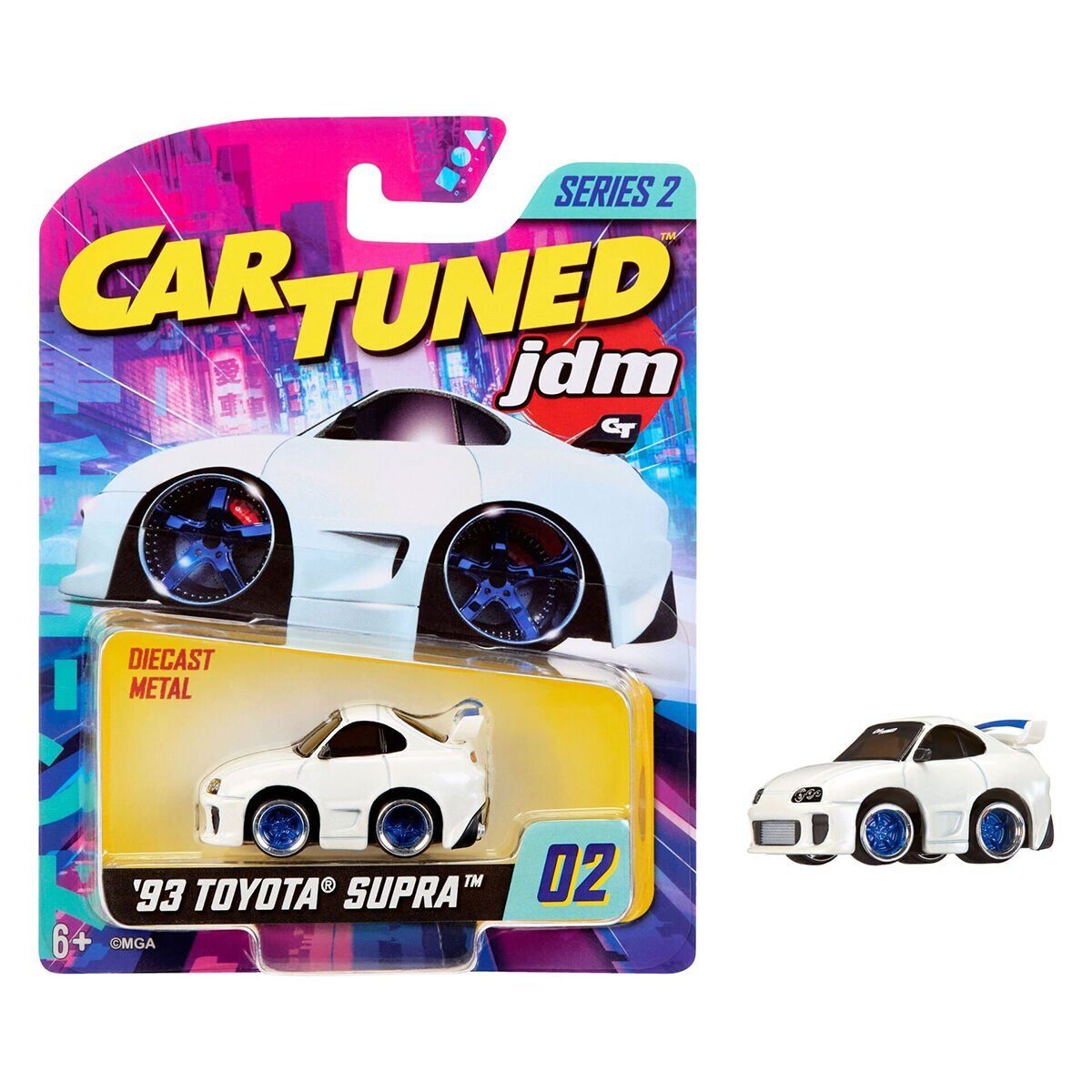 558897 CarTuned JDM 1993 Toyota Supra A90 - Beyaz Araba