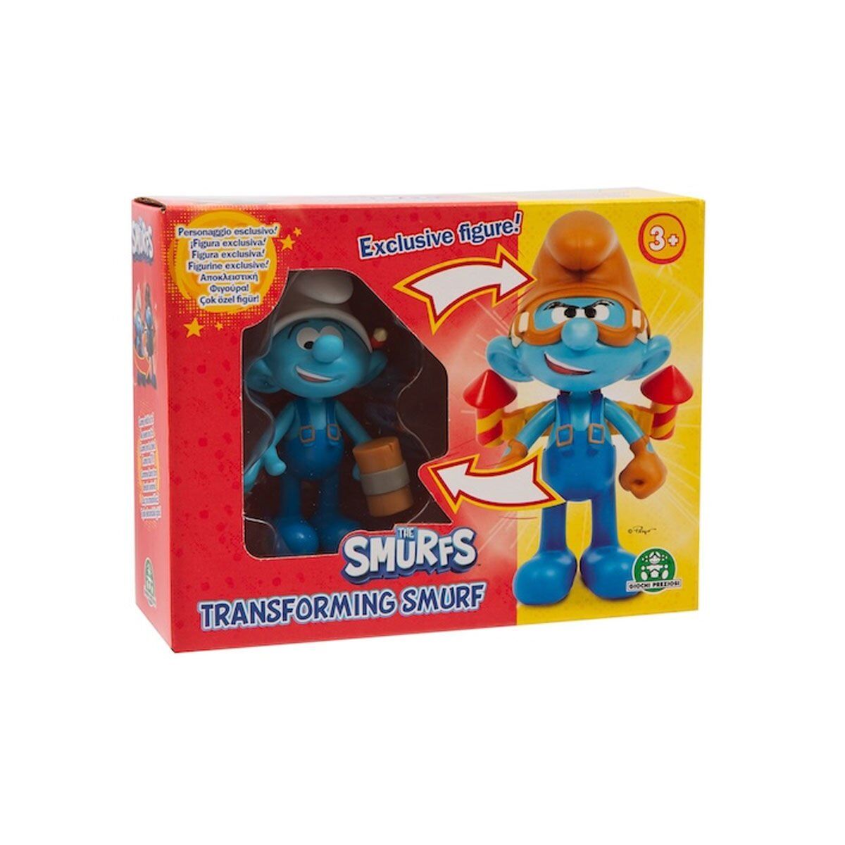 PUF23000 Şirinler Dönüşen 10 cm Figür
