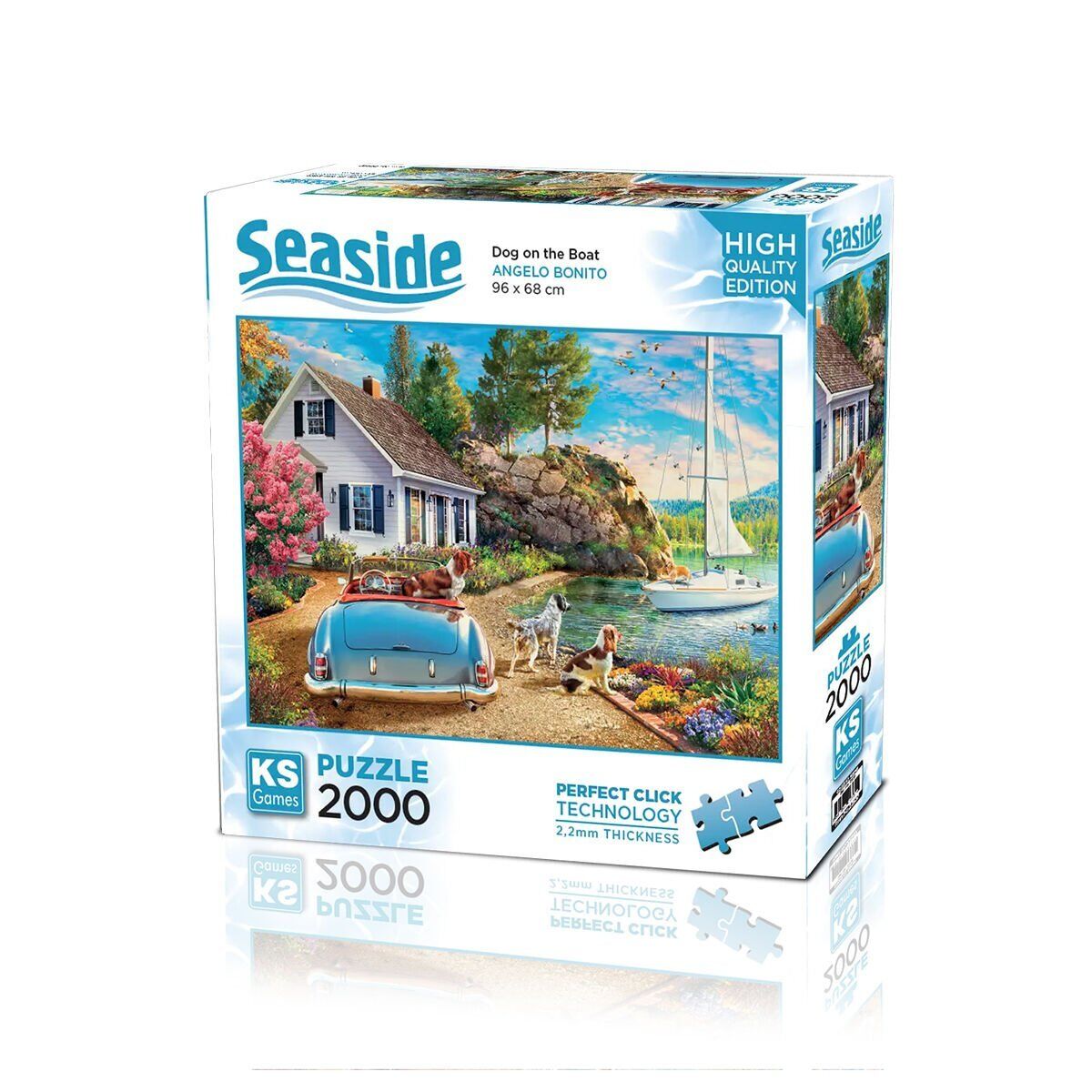 22537 PUZZLE 2000 Dog On The Boat