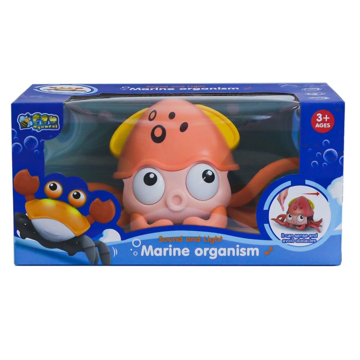 QC 1Y Sesli Işıklı Sensörlü Şarjlı Yengeç -HalitCan Oyuncak