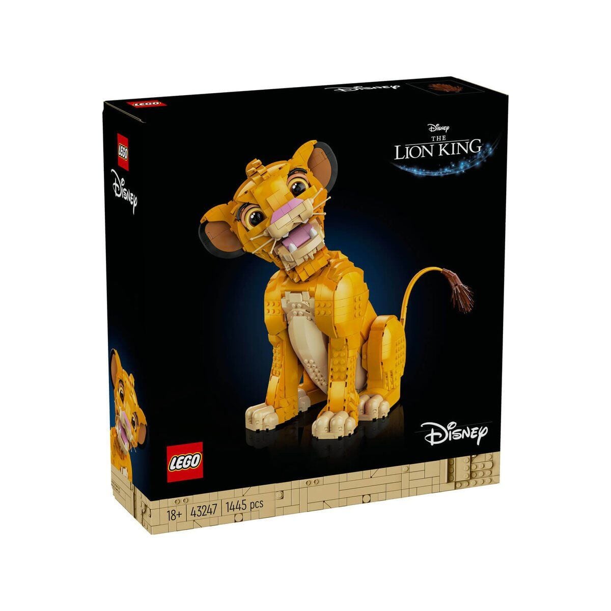 43247 Lego Disney Aslan Kral Genç Simba 1445 parça +18 yaş