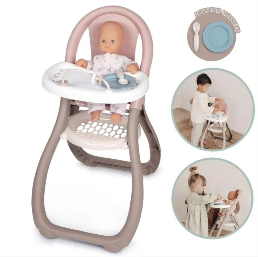 7600220370 Baby Nurse Oyuncak Bebek Mama Sandalyesi 