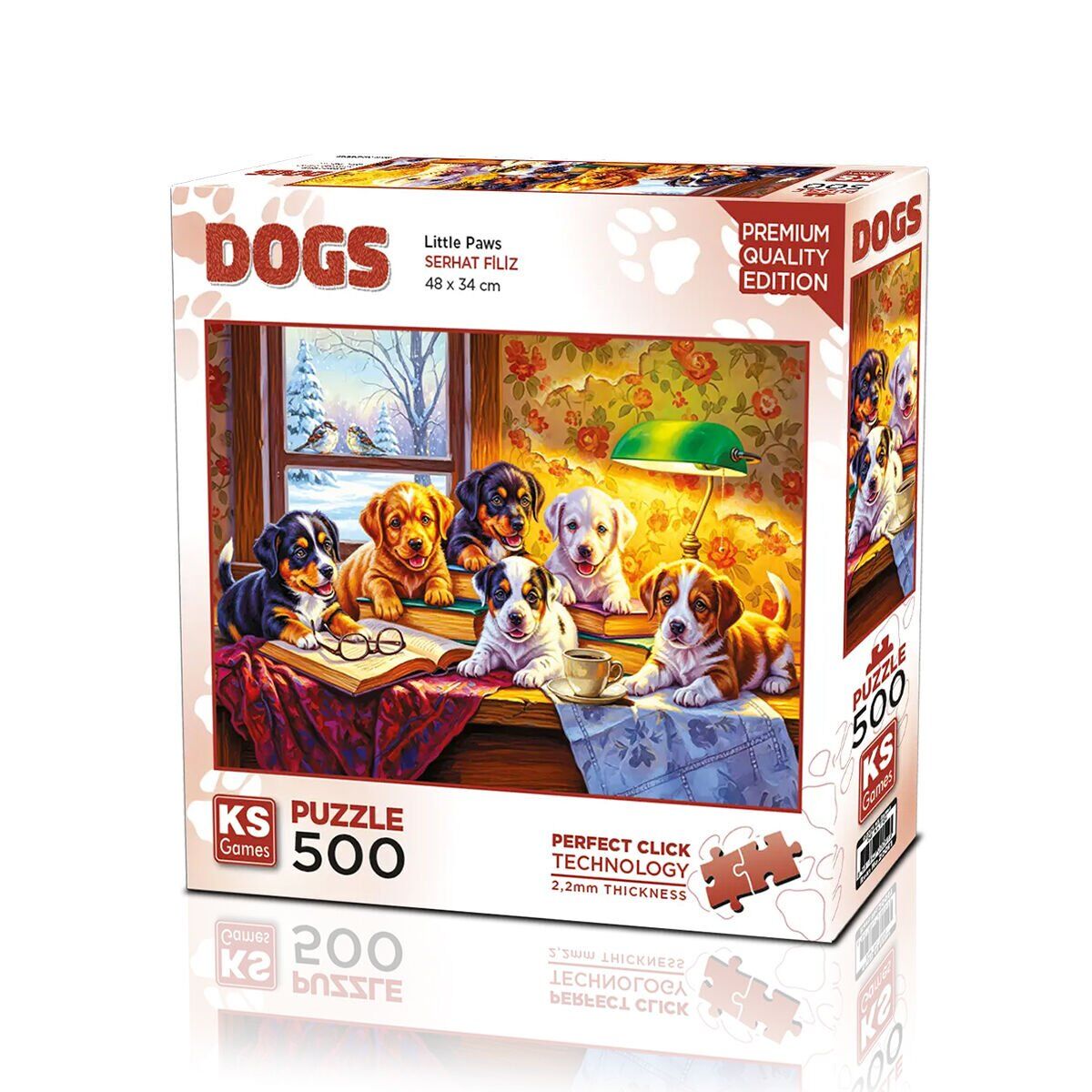 20091 Puzzle 500 Little Paws